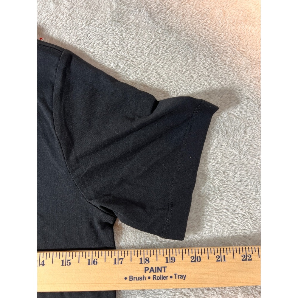 Nike Air Tee Short Sleeve Black Shirt Front Back Swoosh Logos Boys Girls Large - Picture 10 of 16